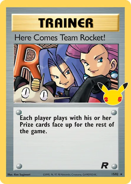 Here Comes Team Rocket!, Pokémon card CEL CC006 — Celebrations set