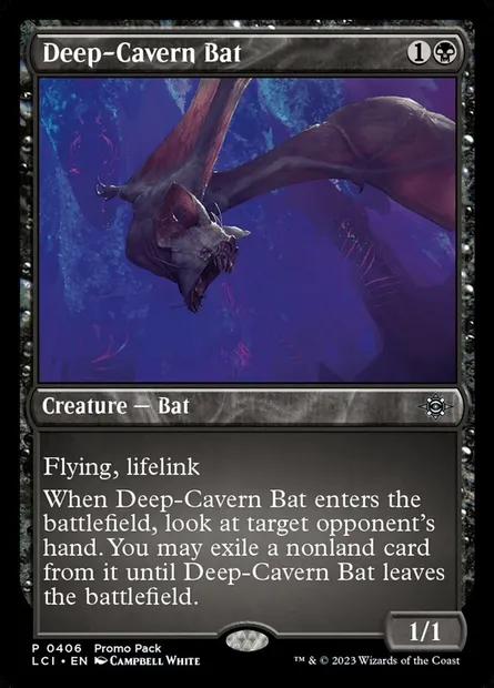 Deep-Cavern Bat, Magic card LCI 406 — The Lost Caverns of Ixalan set