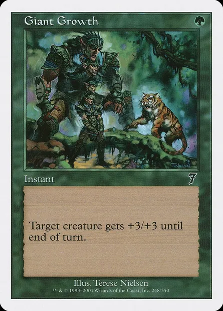 Giant Growth, Magic card 7ED 248 — Seventh Edition set