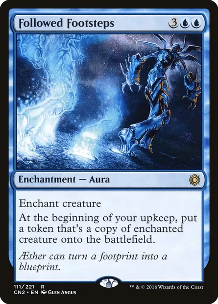 Followed Footsteps, Magic card CN2 111 — Conspiracy: Take the Crown set