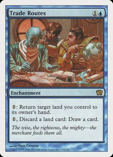 Trade Routes, Magic card 9ED 108 — Ninth Edition set
