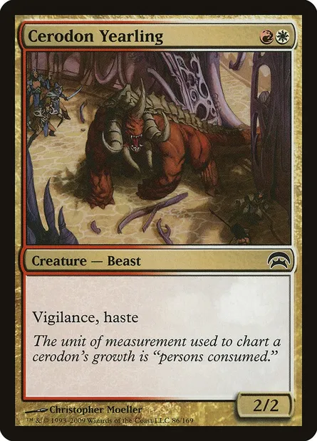 Cerodon Yearling, Magic card HOP 86 — Planechase set