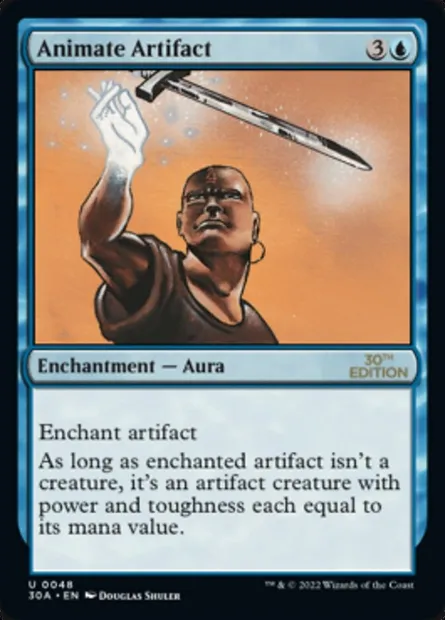 Animation d'artefact, carte Magic 30A 48 — extension 30th Anniversary Edition