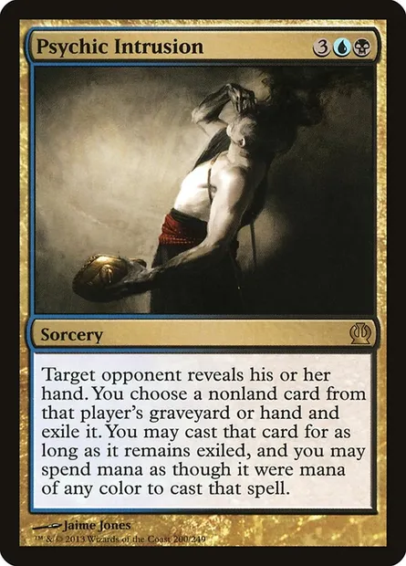 Psychic Intrusion, Magic card THS 200 — Theros set