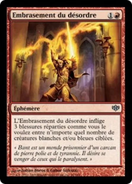 Embrasement du désordre, carte Magic CON 66 — extension Conflux