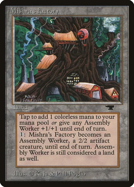 Usine de Mishra, carte Magic ATQ 80b — extension Antiquities