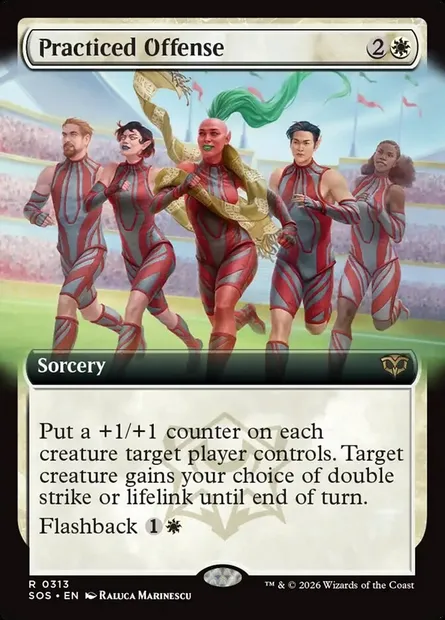 Practiced Offense, Magic card SOS 313 — Secrets of Strixhaven set