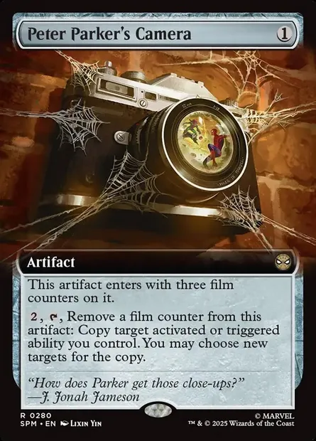 Peter Parker's Camera, Magic card SPM 280 — Marvel's Spider-Man set