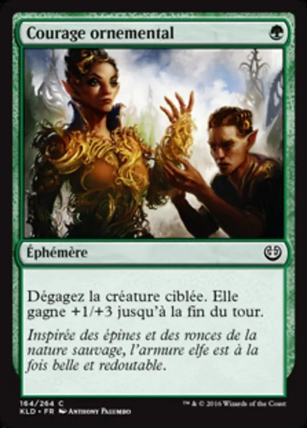 Courage ornemental, carte Magic KLD 164 — extension Kaladesh