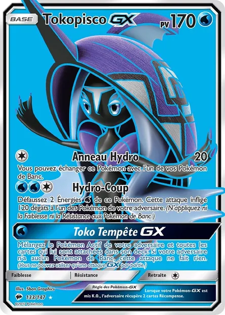 Tokopisco GX, carte Pokémon BUS 133 — extension Ombres Ardentes