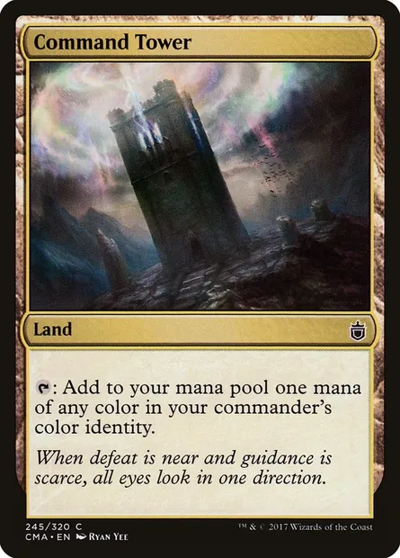 Command Tower, Magic card CMA 245 — Commander Anthology set