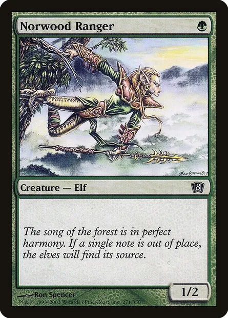 Norwood Ranger, Magic card 8ED 271★ — Eighth Edition set