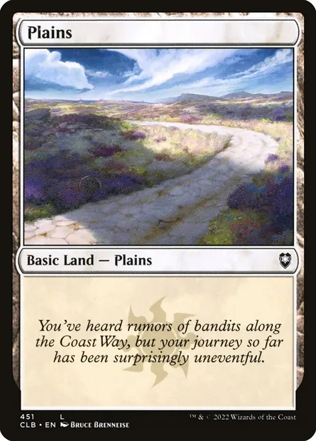 Plains, Magic card CLB 451 — Commander Legends: Battle for Baldur's Gate set