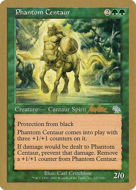 Phantom Centaur, Magic card WC02 bk127 — World Championship Decks 2002 set