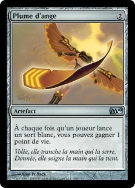 Plume d'ange, carte Magic M10 206 — extension Magic 2010