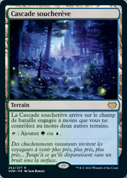 Cascade soucherêve, carte Magic VOW 262 — extension Innistrad : noce écarlate