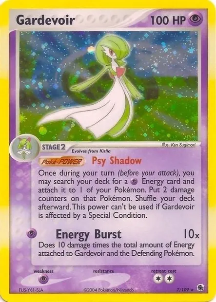 Gardevoir, carte Pokémon EXBS 007-2 — extension EX Battle Stadium