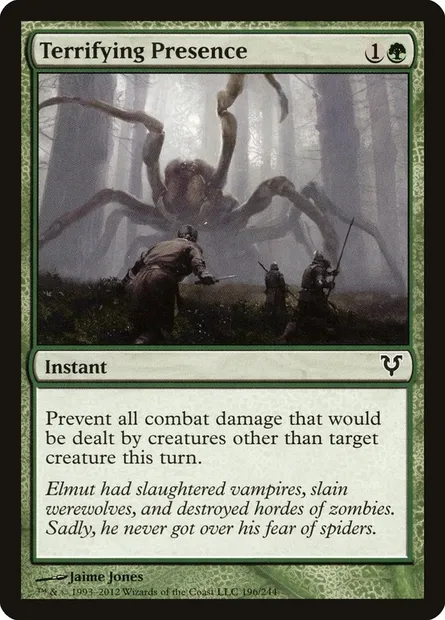 Terrifying Presence, Magic card AVR 196 — Avacyn Restored set