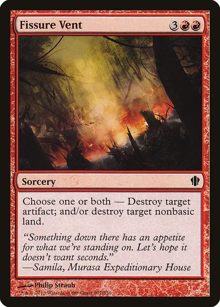 Fissure Vent, Magic card C13 107 — Commander 2013 set