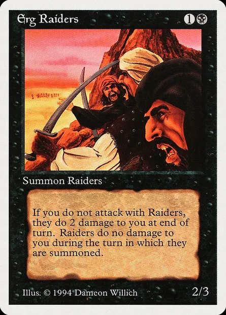 Pillards de l'erg, carte Magic SUM 109 — extension Summer Magic / Edgar