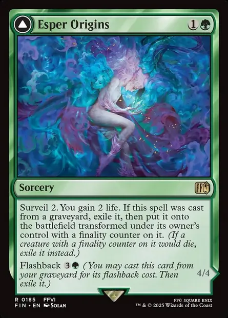 Esper Origins // Summon: Esper Maduin, Magic card FIN 185 — Final Fantasy set