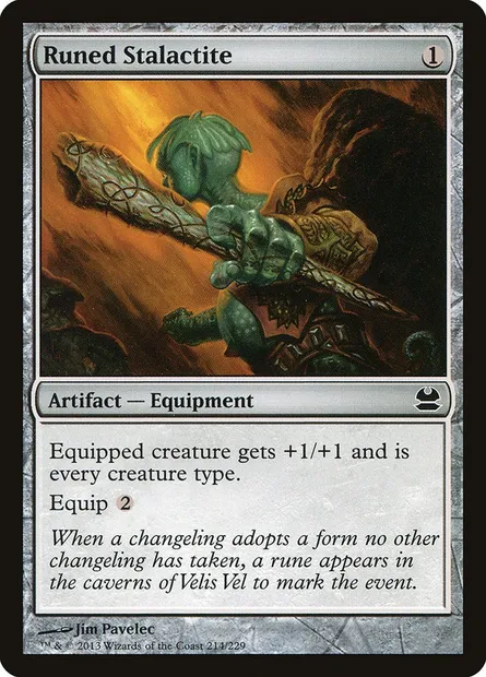 Runed Stalactite, Magic card MMA 214 — Modern Masters set
