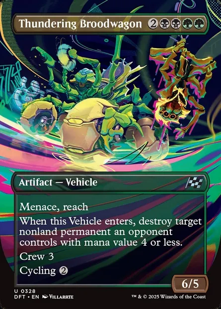 Thundering Broodwagon, Magic card DFT 328 — Aetherdrift set