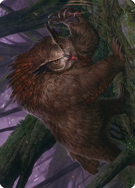 Owlbear // Owlbear, carte Magic AAFR 15 — extension Adventures in the Forgotten Realms Art Series