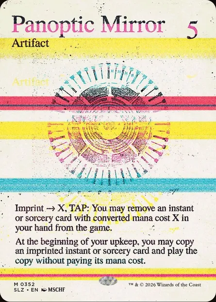 Miroir panoptique, carte Magic SLZ 352 — extension The Zeta Set