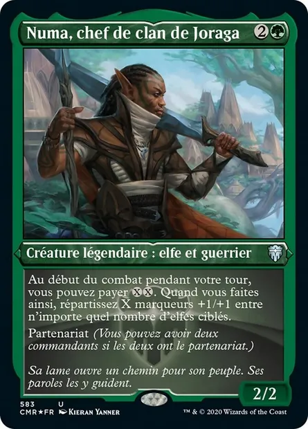 Numa, chef de clan de Joraga, carte Magic CMR 583 — extension Commander Legends