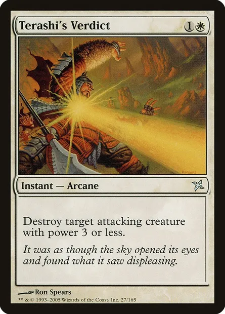 Terashi's Verdict, Magic card BOK 27 — Betrayers of Kamigawa set