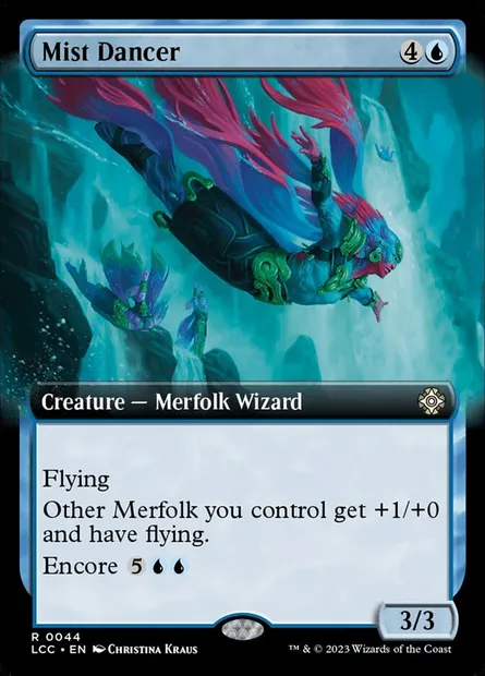 Mist Dancer, Magic card LCC 44 — The Lost Caverns of Ixalan Commander set