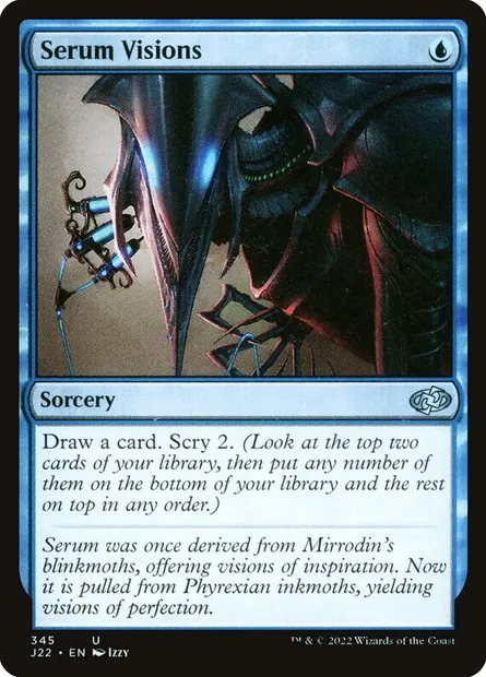 Serum Visions, Magic card J22 345 — Jumpstart 2022 set