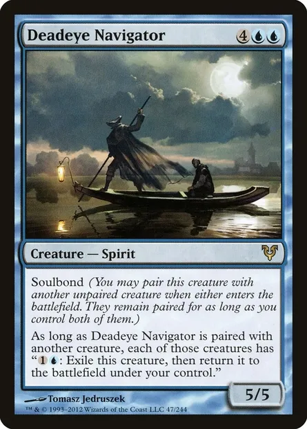 Deadeye Navigator, Magic card AVR 47 — Avacyn Restored set