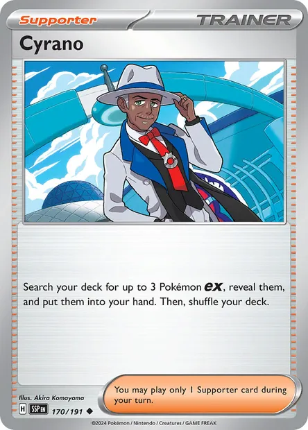 Cyrano, Pokémon card SSP 170 — Surging Sparks set