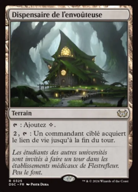 Dispensaire de l'envoûteuse, carte Magic DSC 325 — extension Duskmourn: House of Horror Commander