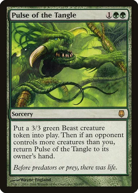 Pulsation de la Filandre, carte Magic DST 80 — extension Sombracier