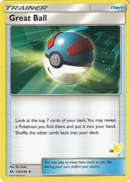 Super Ball, carte Pokémon BA20 119p-29 — extension Battle Academy 2020