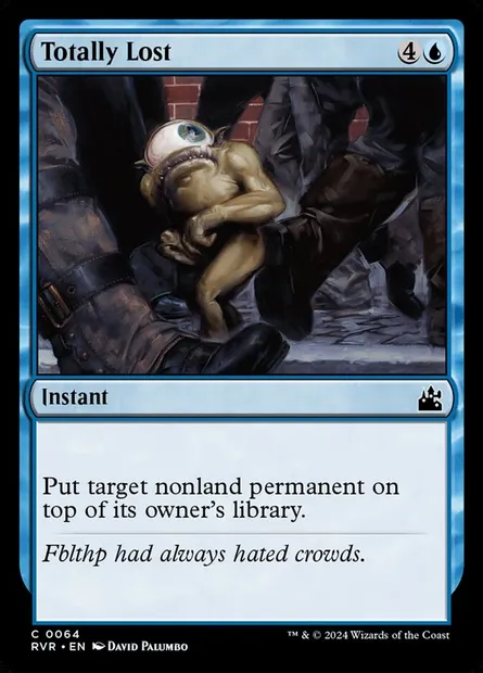 Totally Lost, Magic card RVR 64 — Ravnica Remastered set