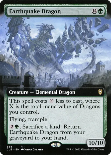 Earthquake Dragon, Magic card CLB 588 — Commander Legends: Battle for Baldur's Gate set