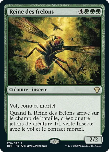 Reine des frelons, carte Magic C20 176 — extension Commander 2020