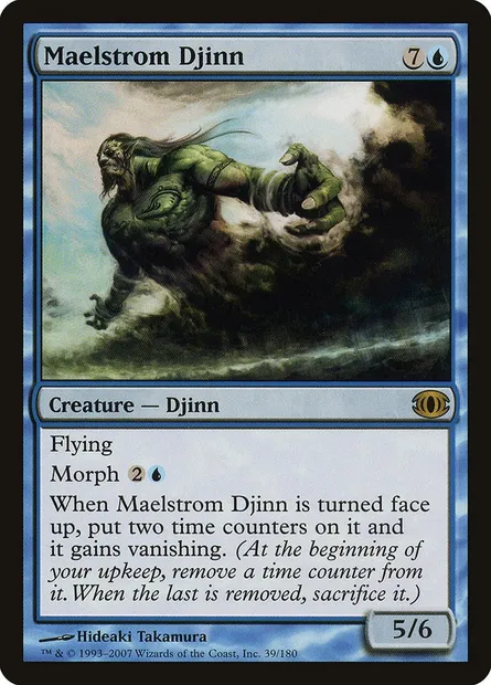 Maelstrom Djinn, Magic card FUT 39 — Future Sight set