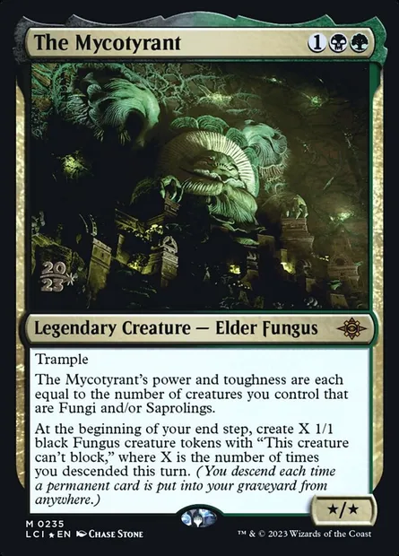 Le Mycotyran, carte Magic PLCI 235s — extension The Lost Caverns of Ixalan Promos