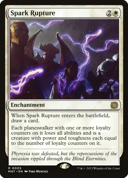 Spark Rupture, Magic card MAT 5 — March of the Machine: The Aftermath set