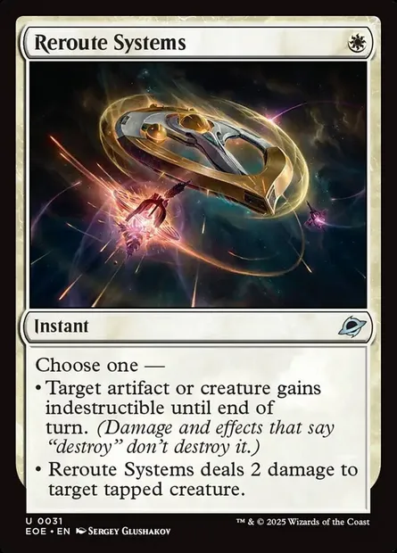 Reroute Systems, Magic card EOE 31 — Edge of Eternities set