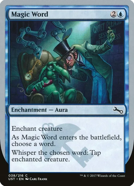 Magic Word, Magic card UST 38 — Unstable set
