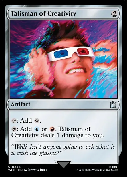 Talisman of Creativity, Magic card WHO 248 — Doctor Who set