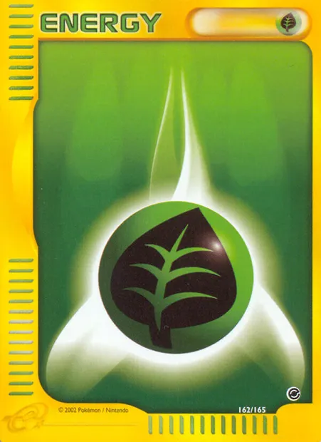 Grass Energy, Pokémon card EX 162 — Expedition Base Set set