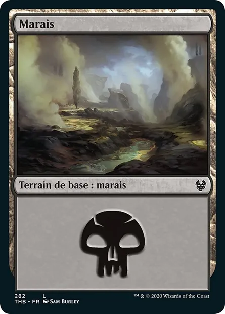 Marais, carte Magic THB 282 — extension Theros Beyond Death