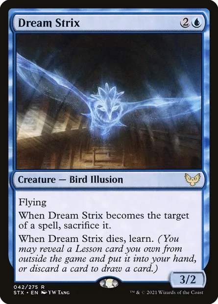 Dream Strix, Magic card STX 42 — Strixhaven: School of Mages set